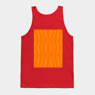 Pumpkin Orange Pattern Tank Top